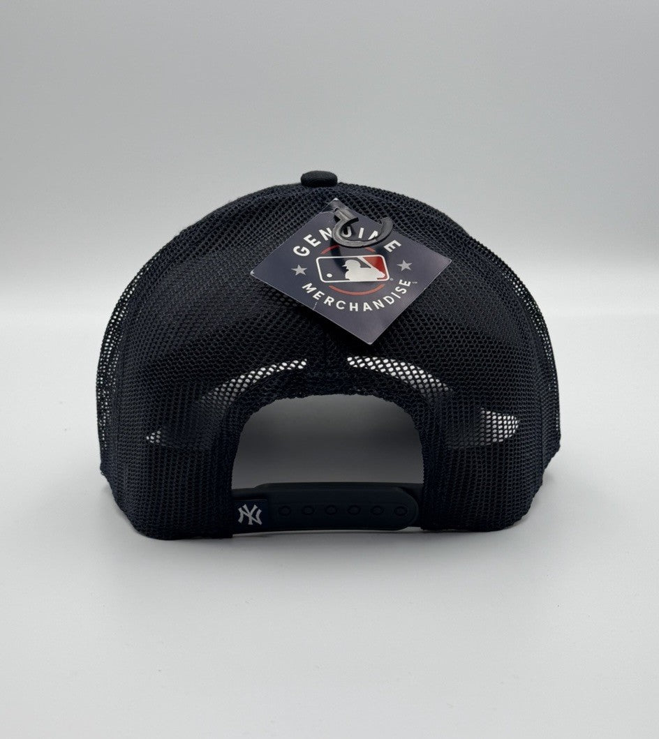 New York Yankees Fan Favorite Osfa Adjustable Hat Cap Navy Silver NEW WITH TAG