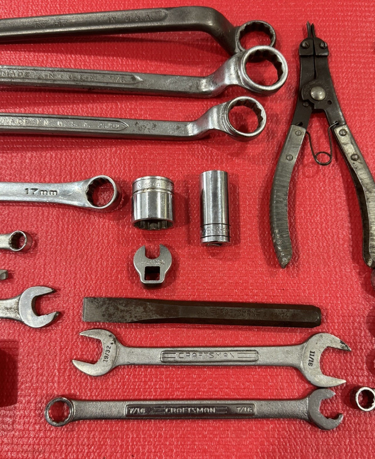 Vintage Lot of 30 USA Tools- Snap-on,S-K,Craftsman,Proto,K-D,BlackHawk,Husky