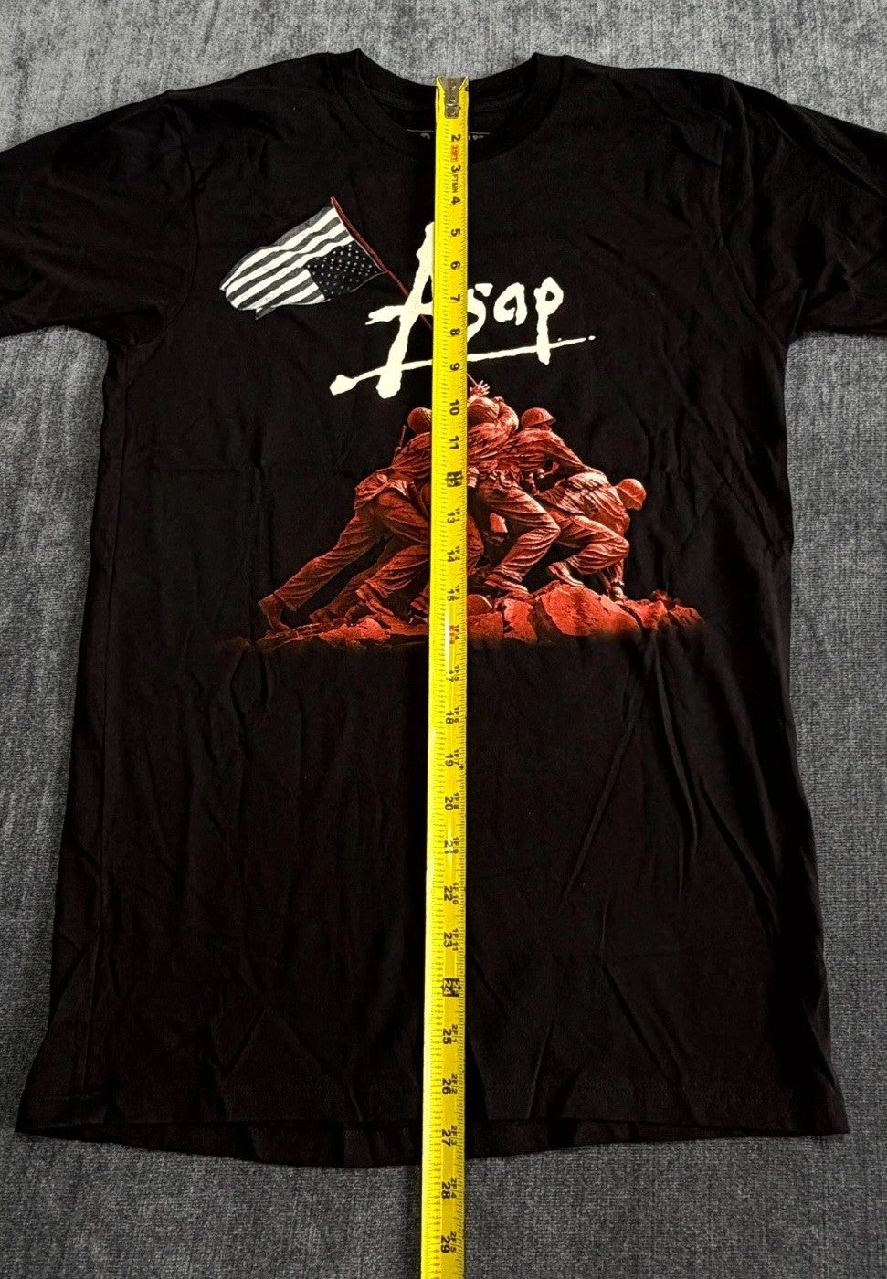 NWOT Asap Rocky 2012 Tour T-Shirt Men's Small Black Short Sleeve Pullover Summer