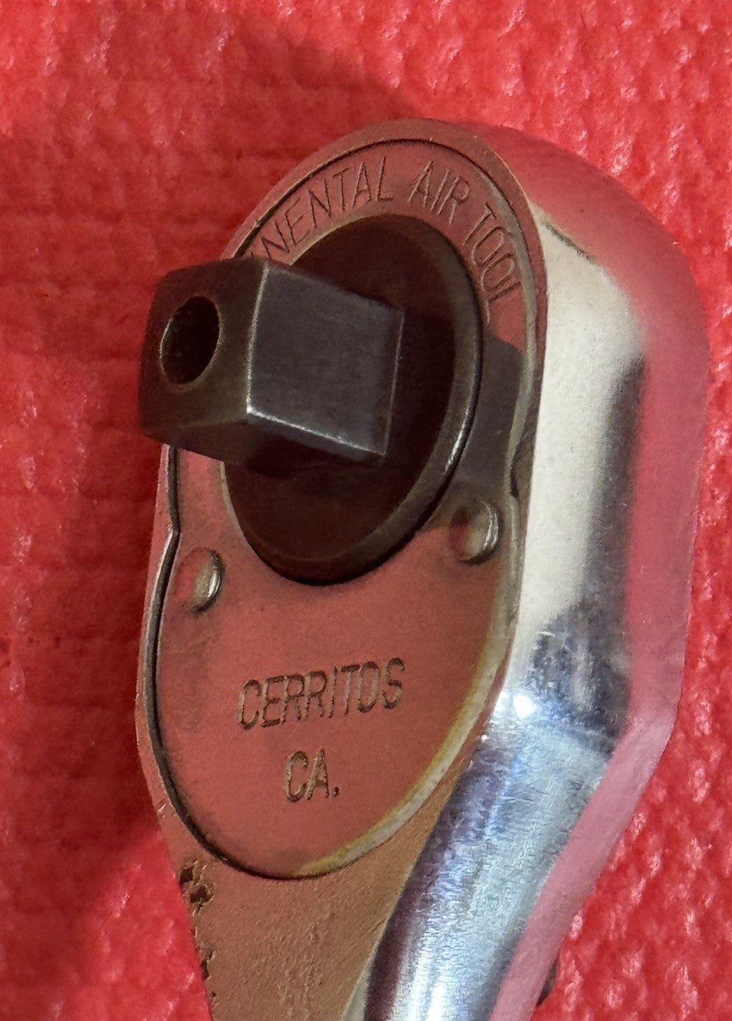 VINTAGE CONTINENTAL AIR TOOL NO. ATHR-375  3/8" DRIVE  RATCHET CERRITOS, CA. USA