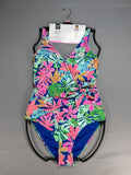 Member's Mark One-Piece Swimsuit Women Small Multicolor Floral Adjustable Strap