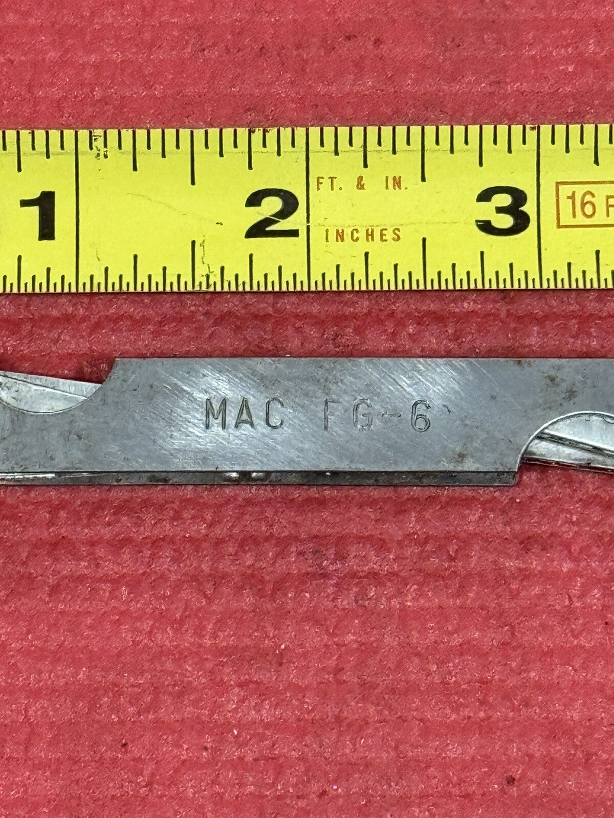 Vintage Mac Tools FG-6 Spark Plug Gap Gauge Tool Made in USA