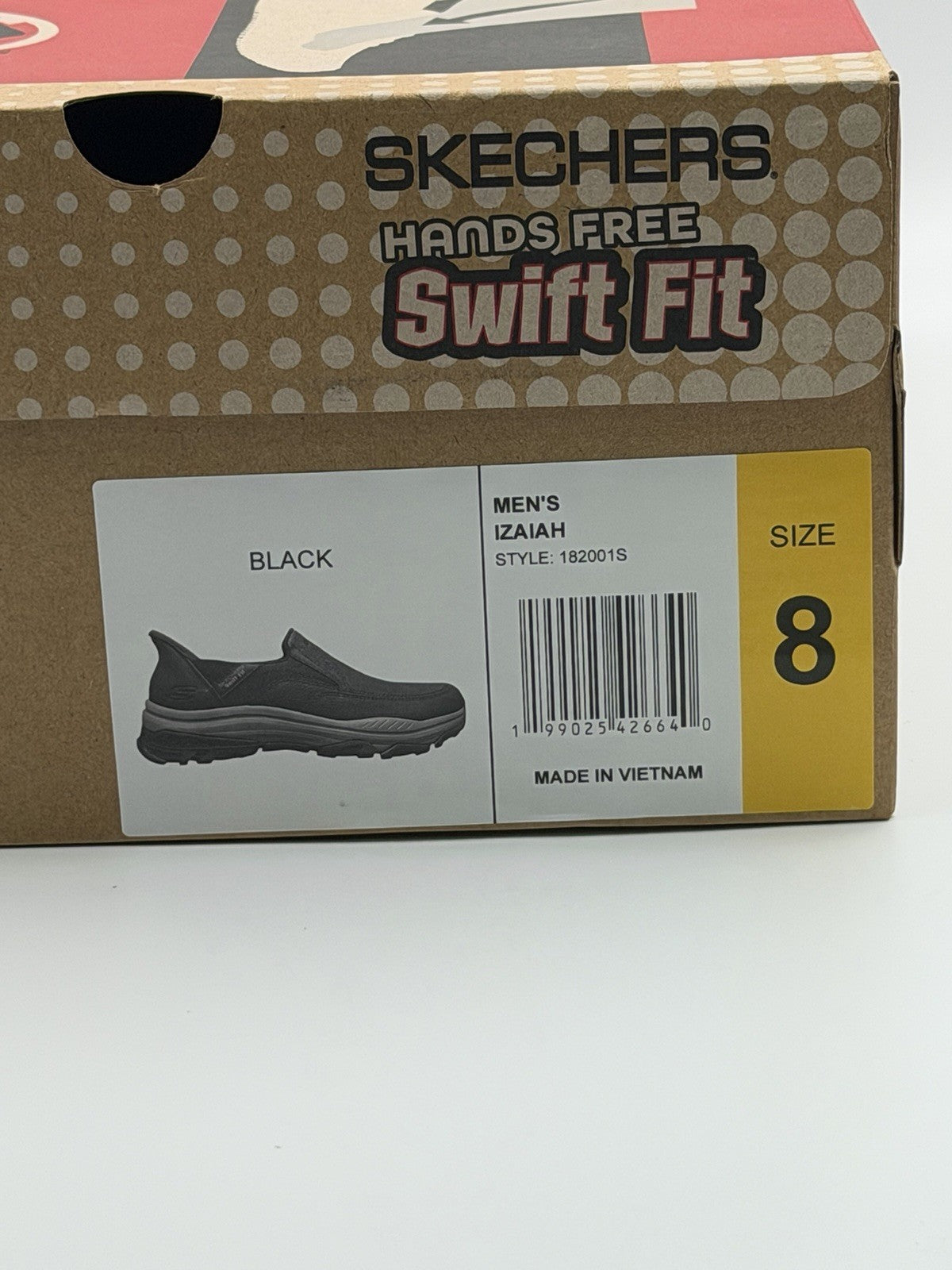 Skechers Men’s Hands Free Slip-ins Izaiah Black Slip-On Sneakers Men’s Size 8