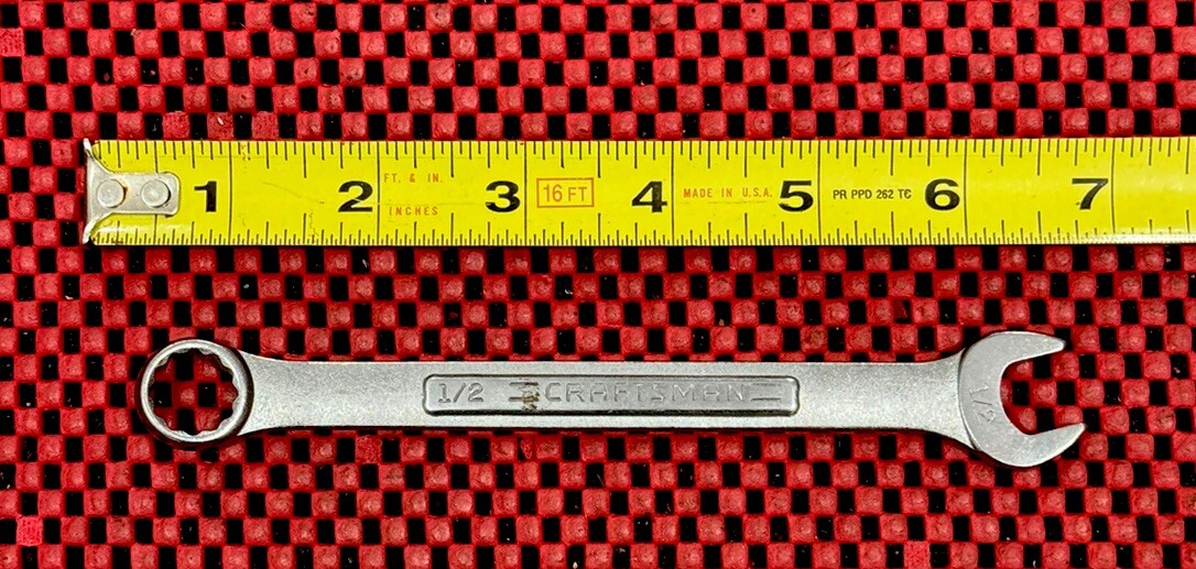 Craftsman NEW 1/2'' SAE Combination Wrench 12 Point -VA- 44695 MADE IN USA N3