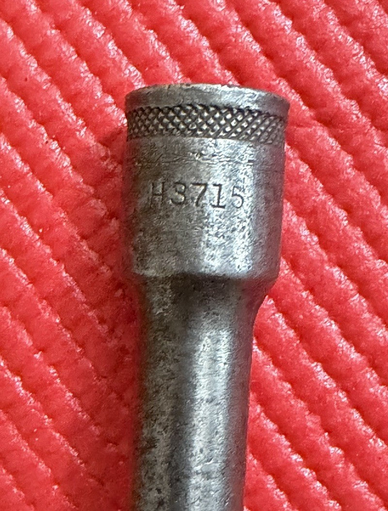 Vintage Husky H3715 Knurled 11” Long 3/8” Extension Made In USA
