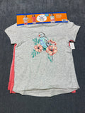 NWT Member's Mark My Favorite Active Tees Girls 10/12 Multicolor Preppy - 3-Pack