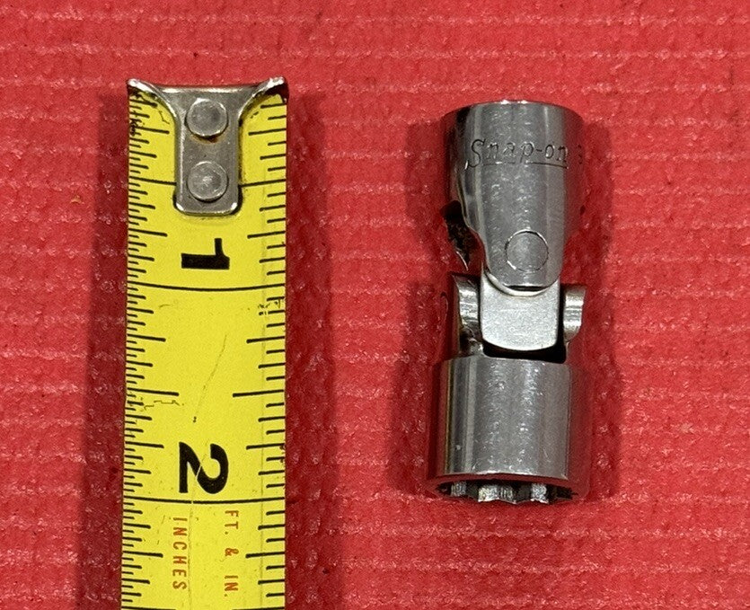 Vintage Snap-On Tools FVU-18, 3/8" Drive 9/16" Swivel Socket 12PT Made in USA