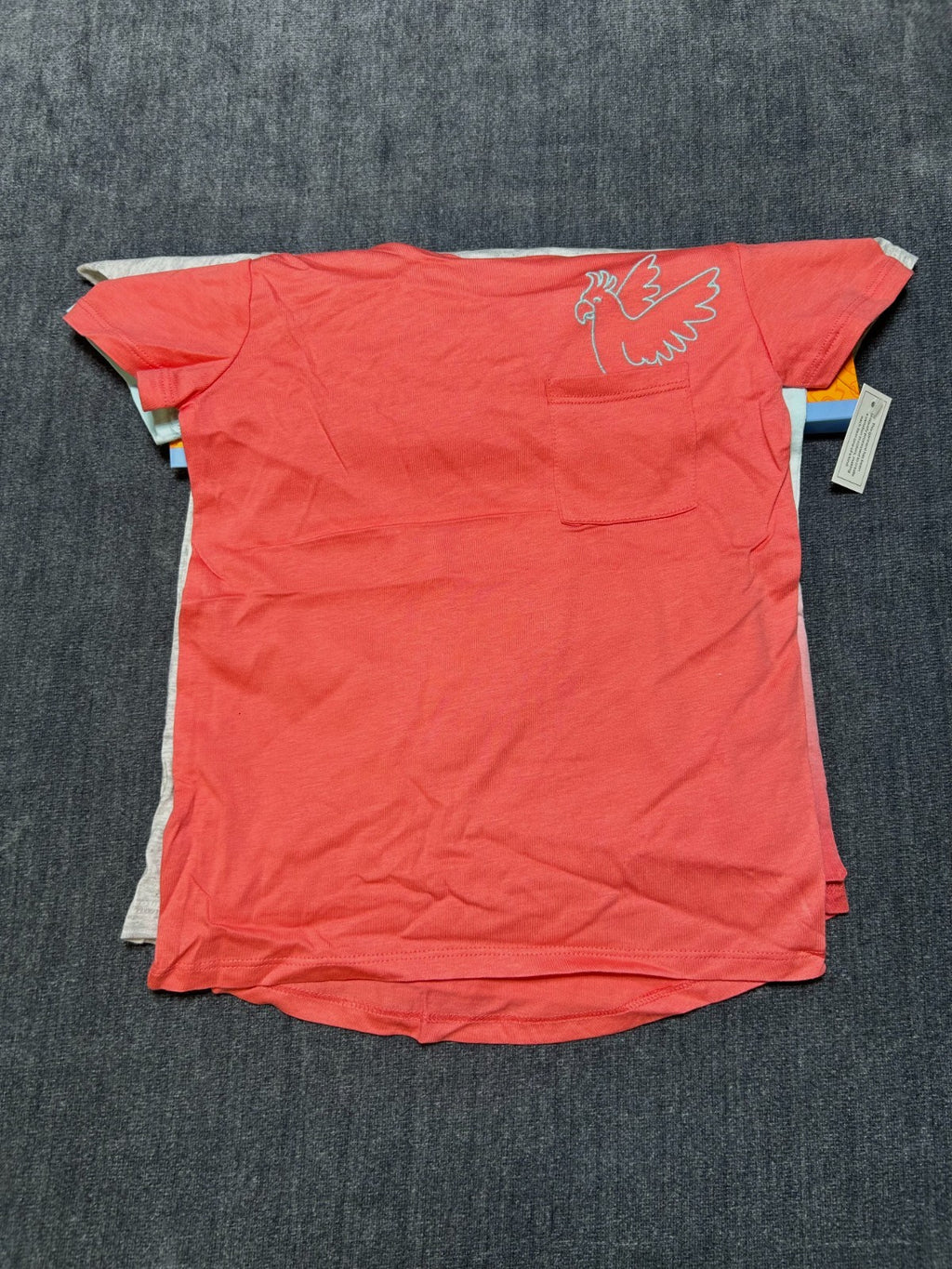 NWT Member's Mark My Favorite Active Tees Girls 6/6X Multicolor Preppy - 3-Pack