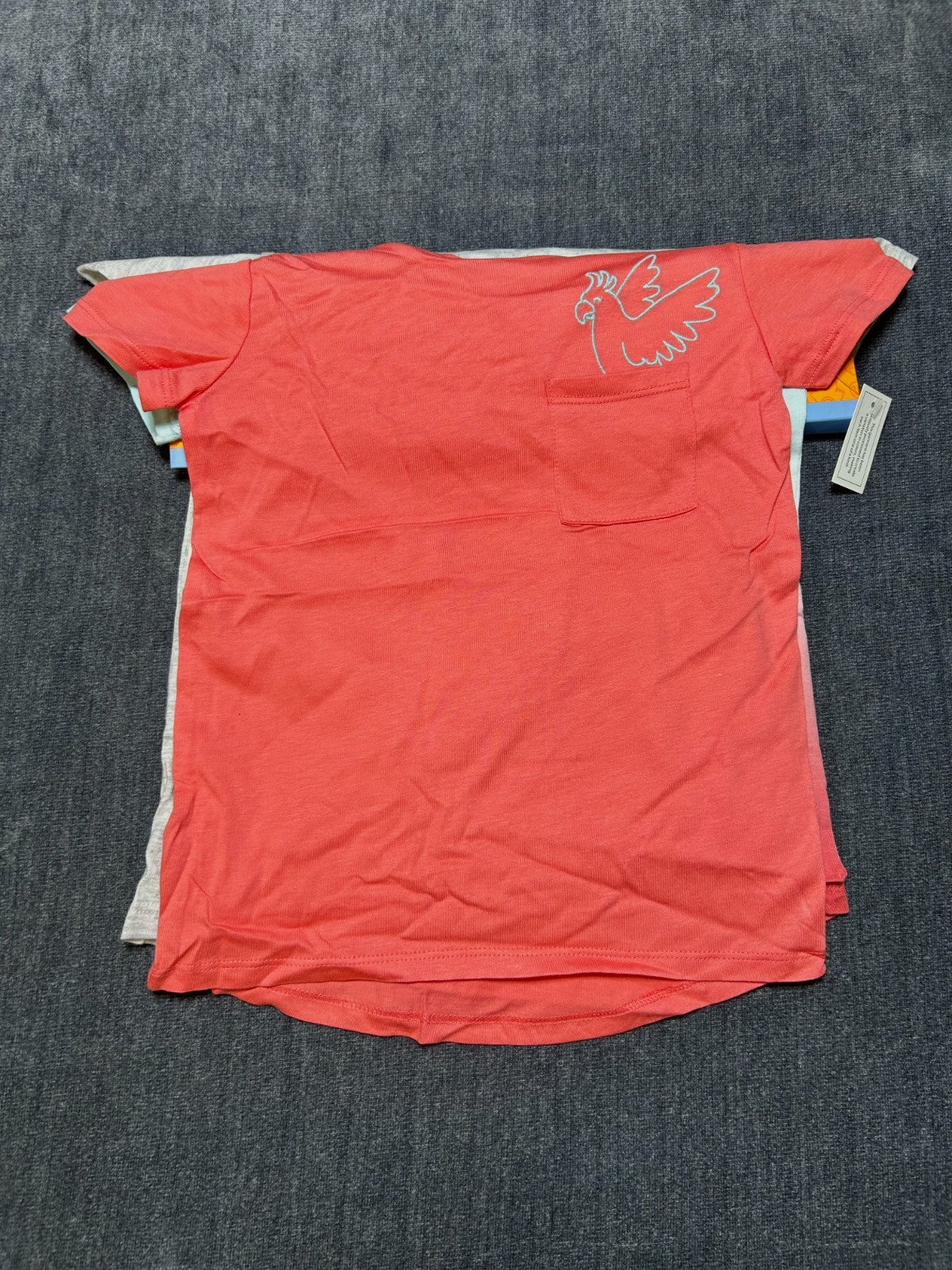 NWT Member's Mark My Favorite Active Tees Girls 6/6X Multicolor Preppy - 3-Pack