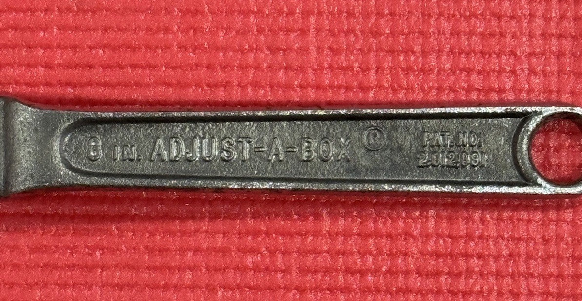 Vintage Adjust-A-Box Adjustable Hex Wrench 8” Forged Alloy Steel Made in USA
