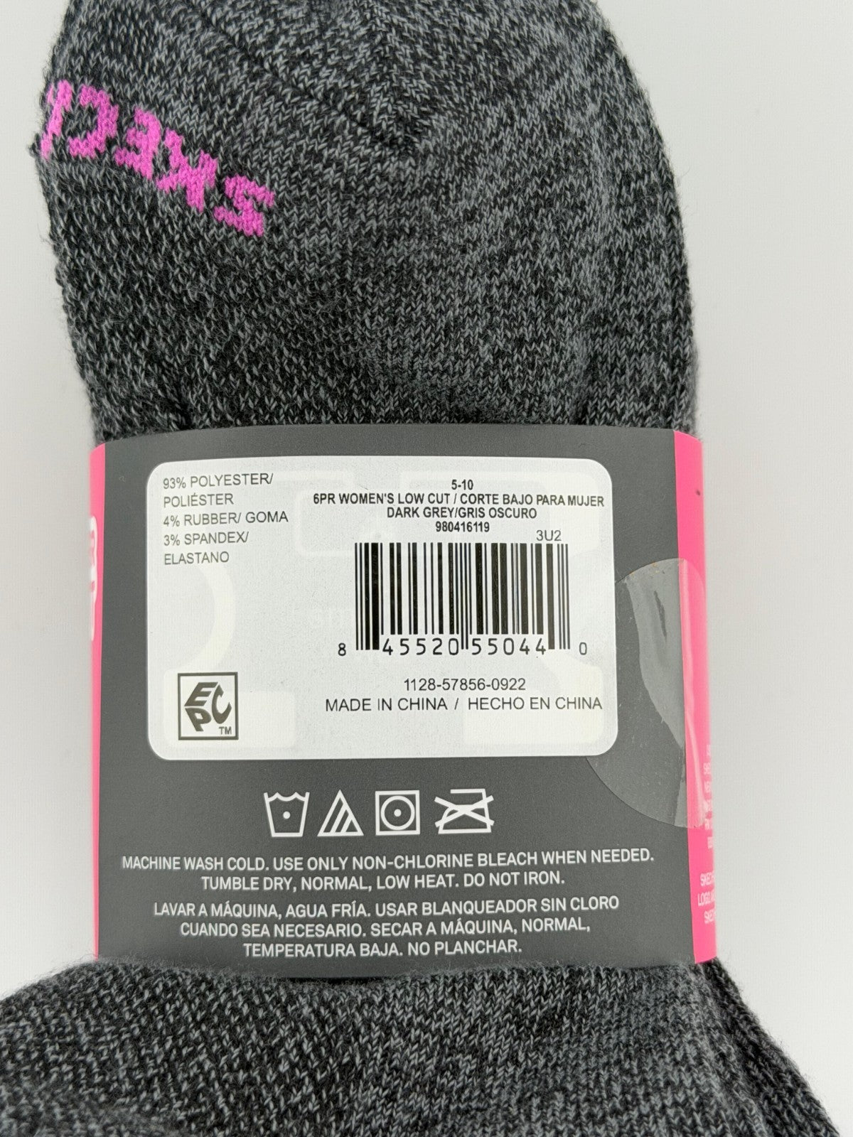 Skechers Low-Cut Socks Women's Shoes Size 5-10 Comfort Ventilation - Pack of 6