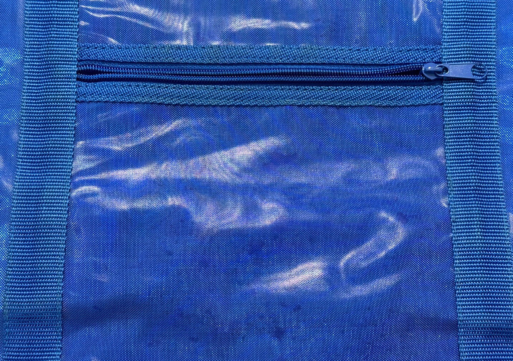 Vintage Gators iridescent Blue Tote Bag with Pockets & Logo