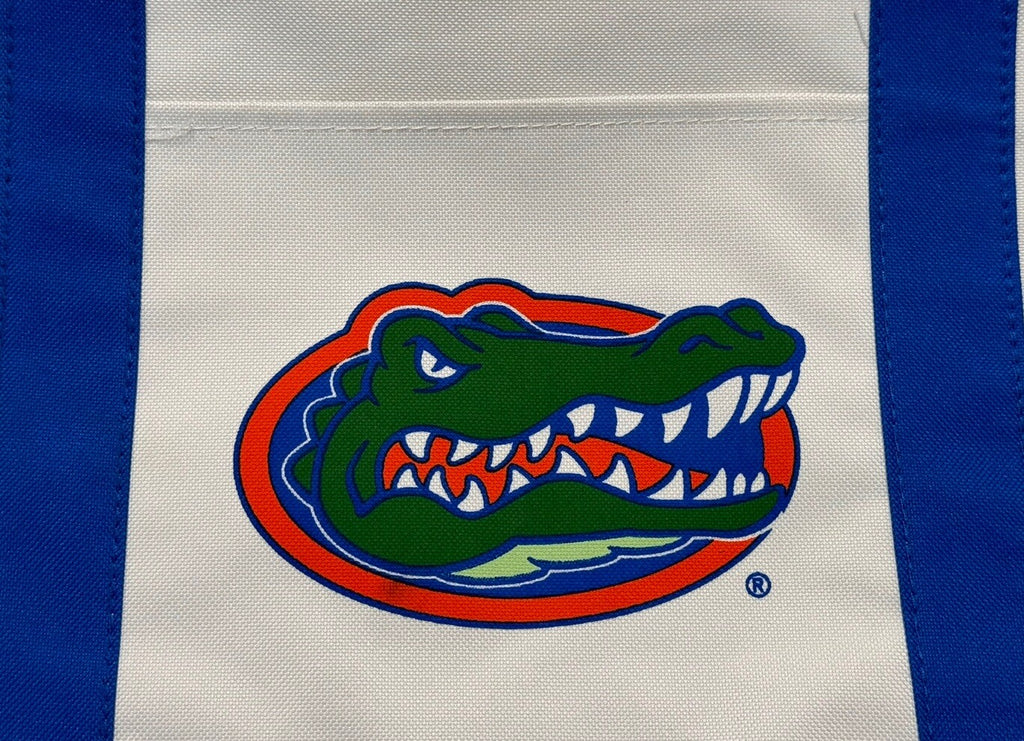 New Vintage Desden Florida Gators White & Blue with Logo Tote Bag