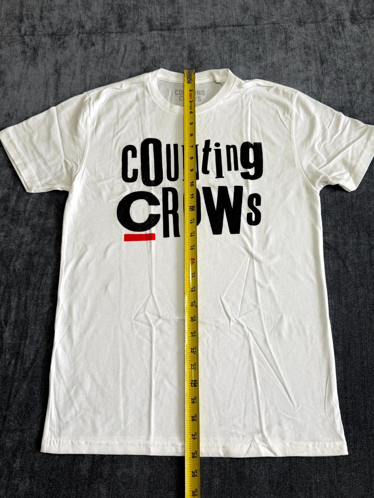NWOT Counting Crows Ransom T-Shirt Unisex Small White Crew-Neck Short Sleeve