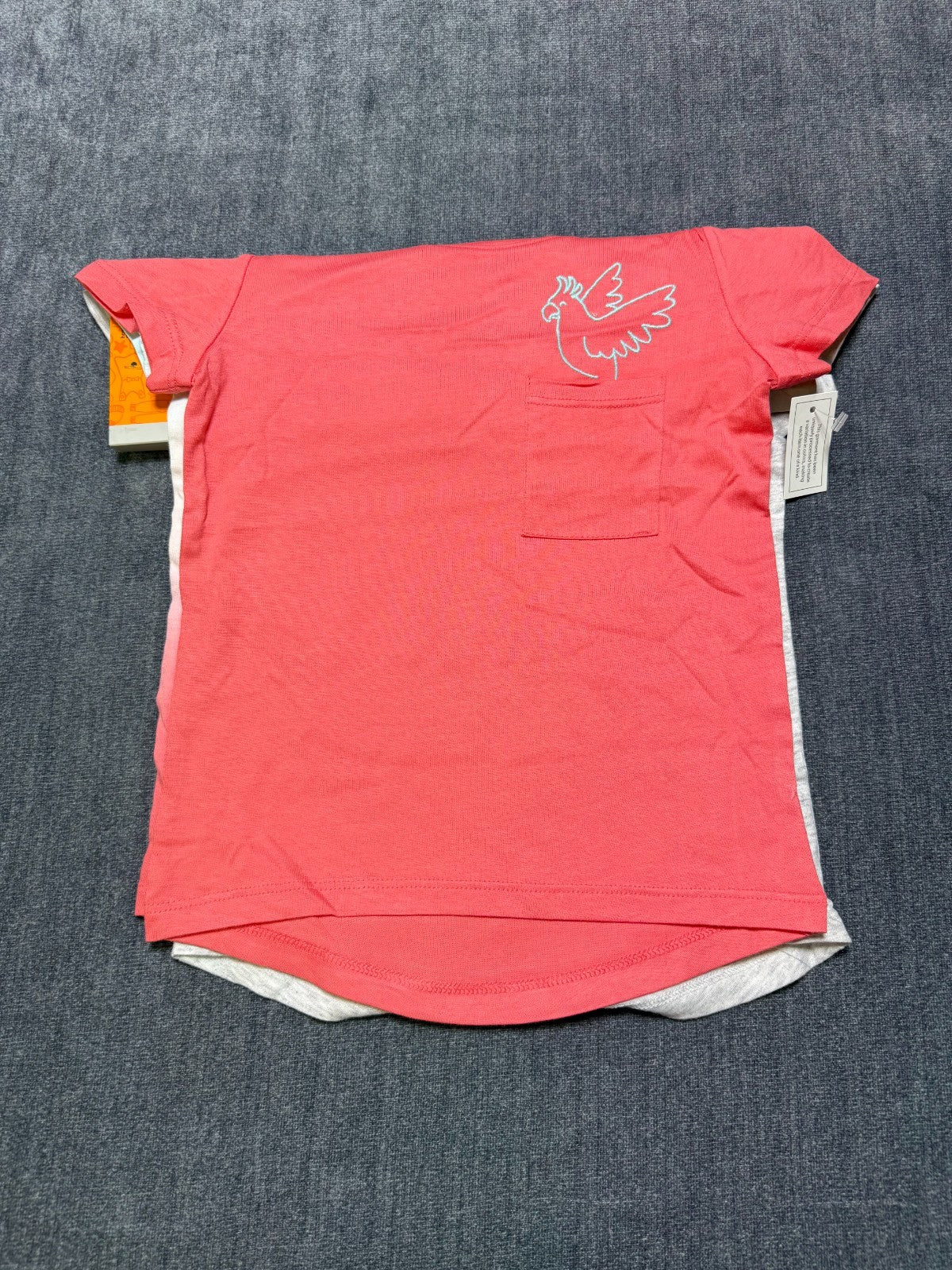 NWT Member's Mark My Favorite Active Tees Girls 4/5 Multicolor Hipster - 3-Pack