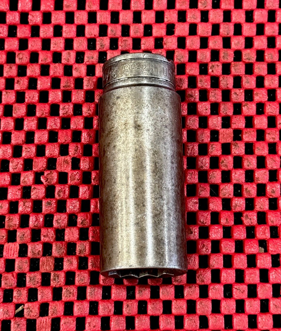 Snap-on Tools SF261 3/8" Drive, SAE 13/16”, 12 Point Deep Socket Made In USA M6