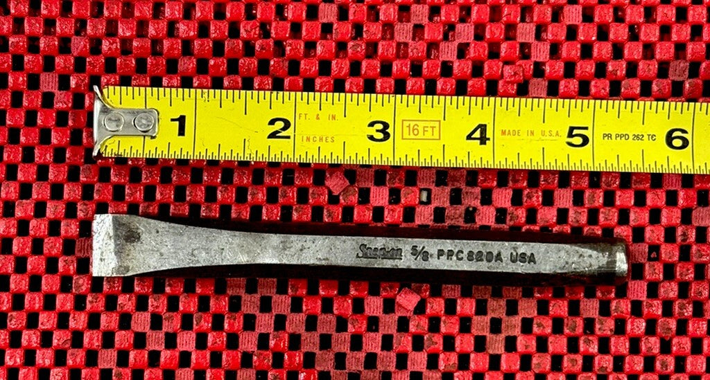 Snap-On Tools PPC820A *NICE* 6 1/2" Length 5/8" Flat Chisel USA Made S3