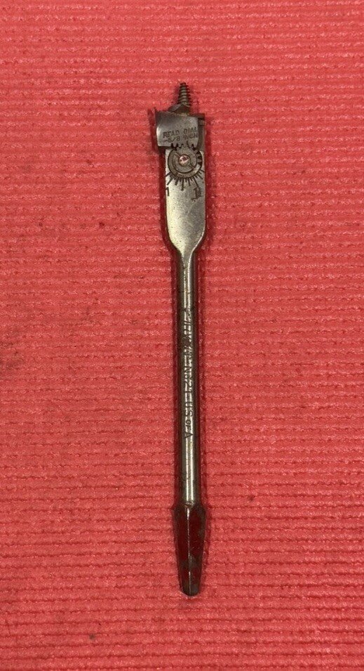 Vintage Irwin No. 21 Micro-Dial Expansive Drill Bit Bores 5/8" to 1 3/4"