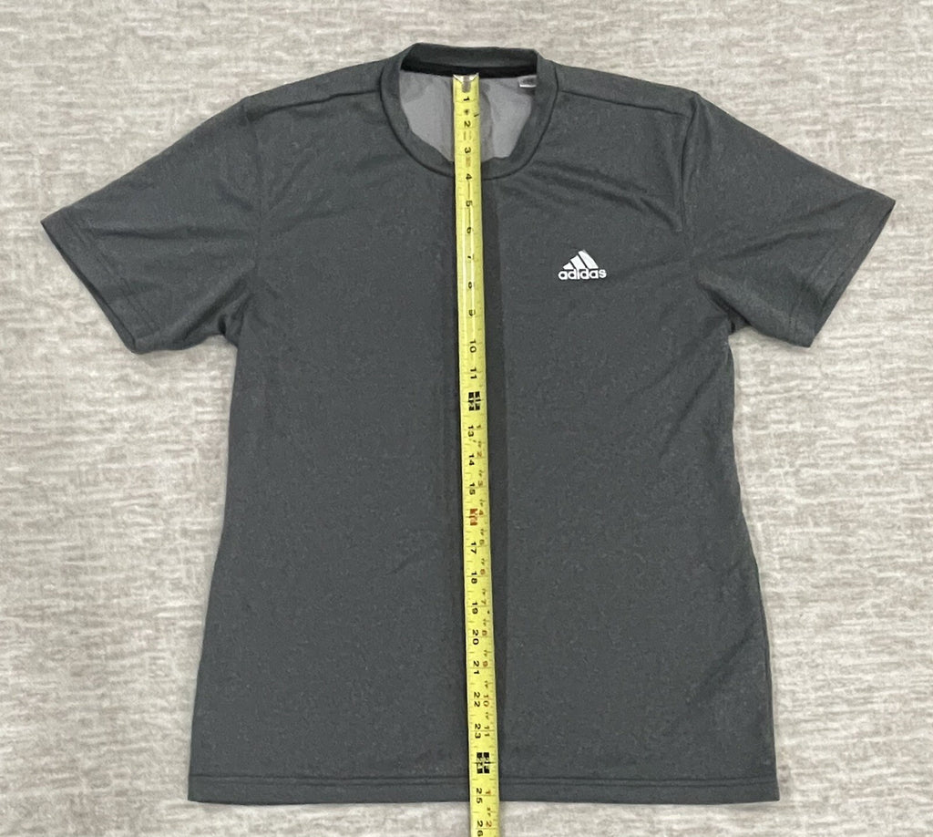 Adidas Climalite Grey Dry Fit Short Sleeve Shirt, Men’s T-shirt Small (S)