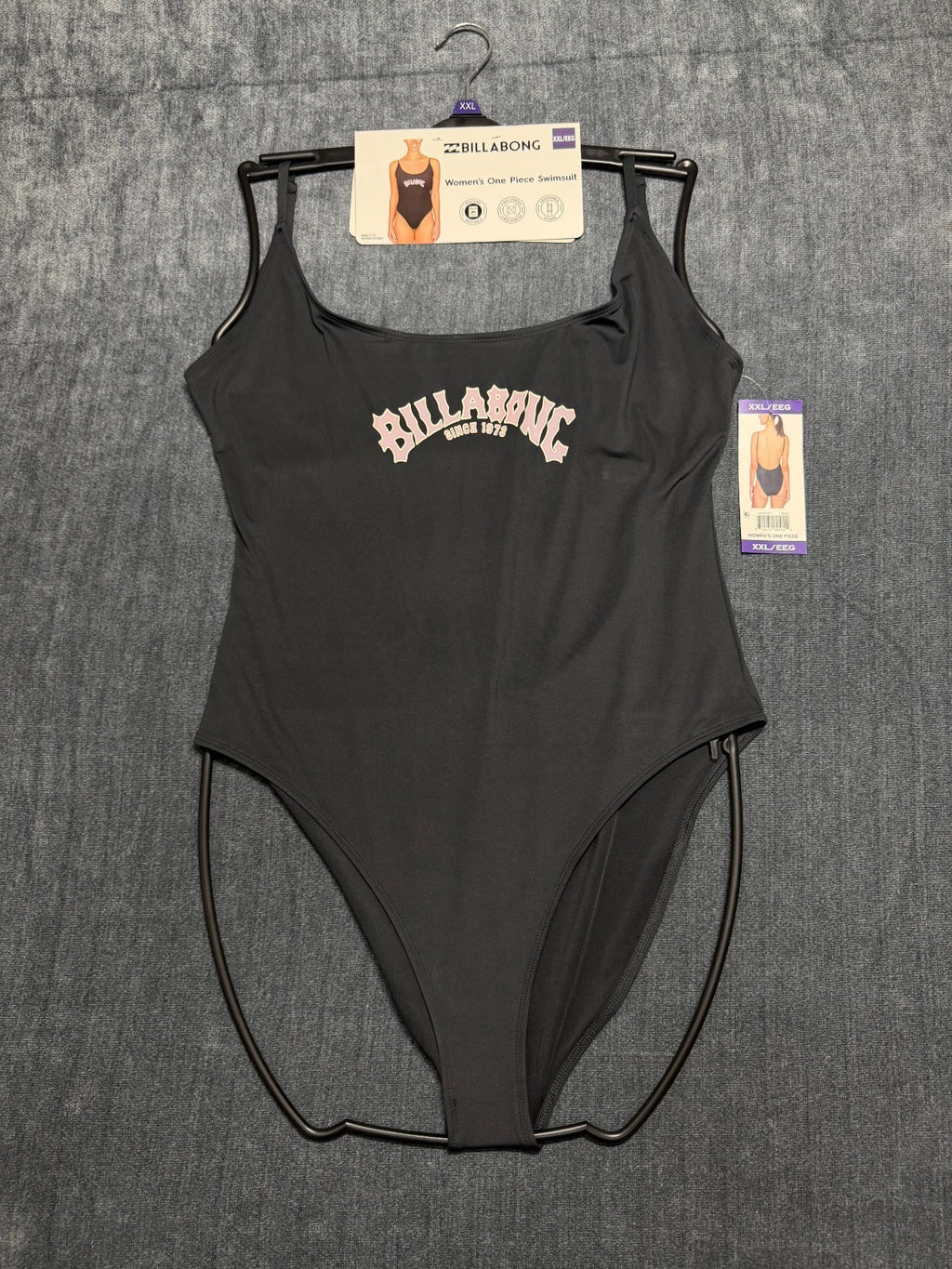 NWT Billabong One-Piece Swimsuit Women's Black Stretch Summer CHOOSE YOUR SIZE!