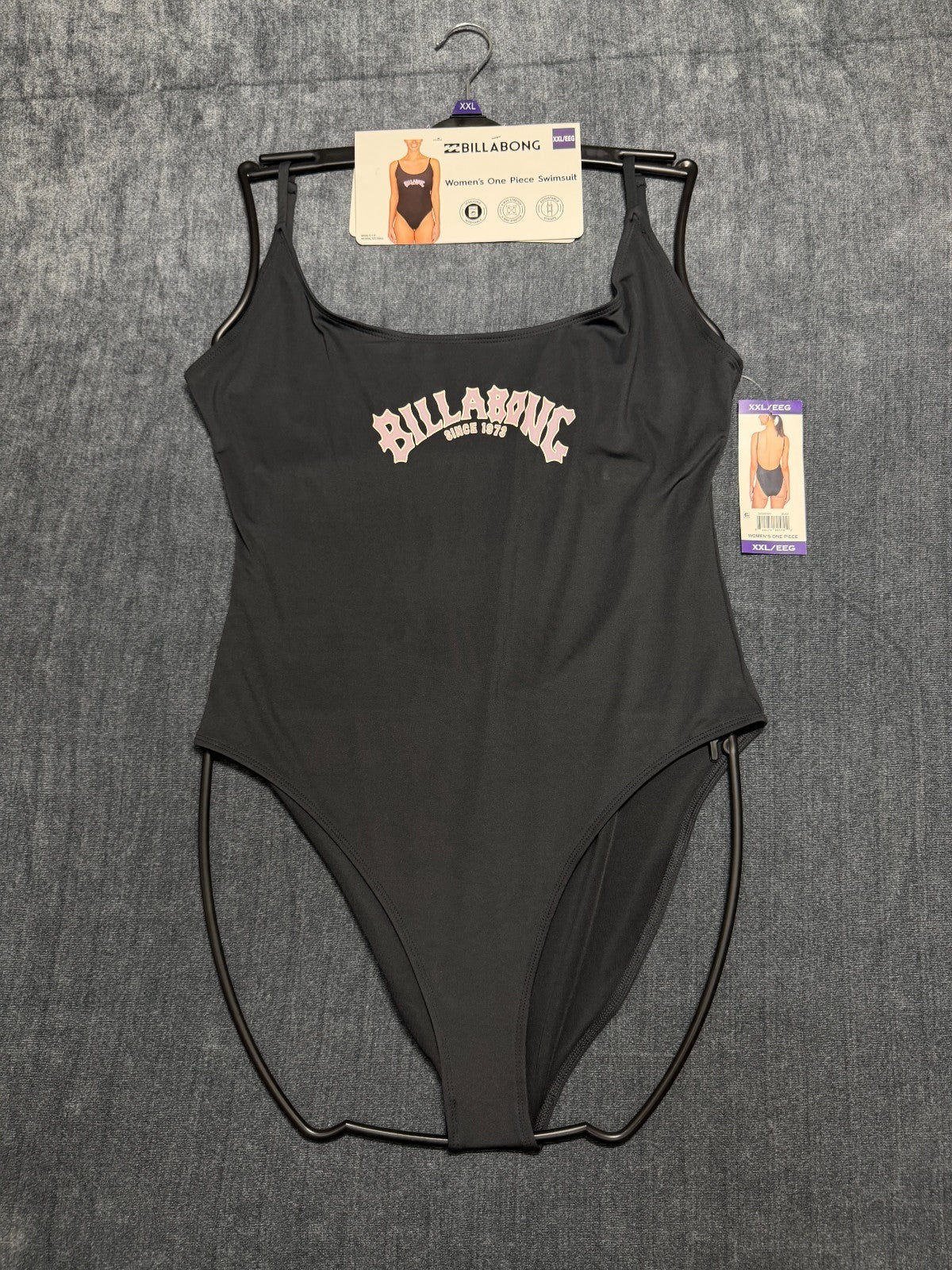 NWT Billabong One-Piece Swimsuit Women's Black Stretch Summer CHOOSE YOUR SIZE!