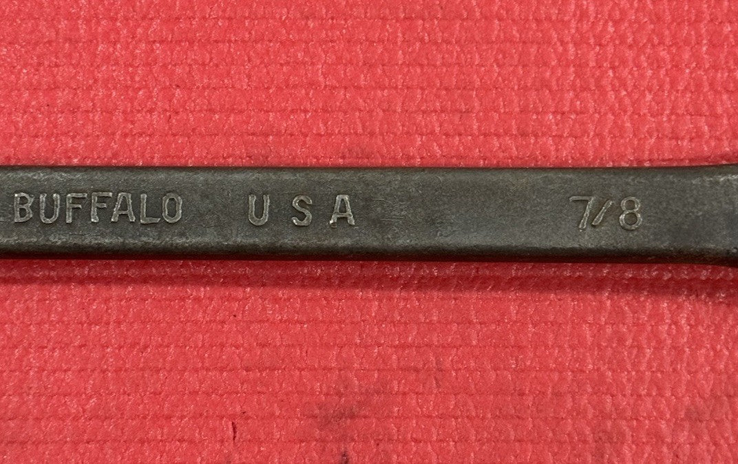 Vintage Barcalo Buffalo 13/16" X  7/8"  12 Point Double Box Wrench Made In USA