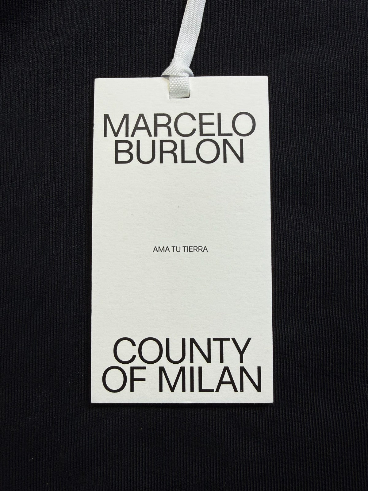 NWT Marcelo Burlon County of Milan Colorblock Cross Sweatshirt Men's Large Black