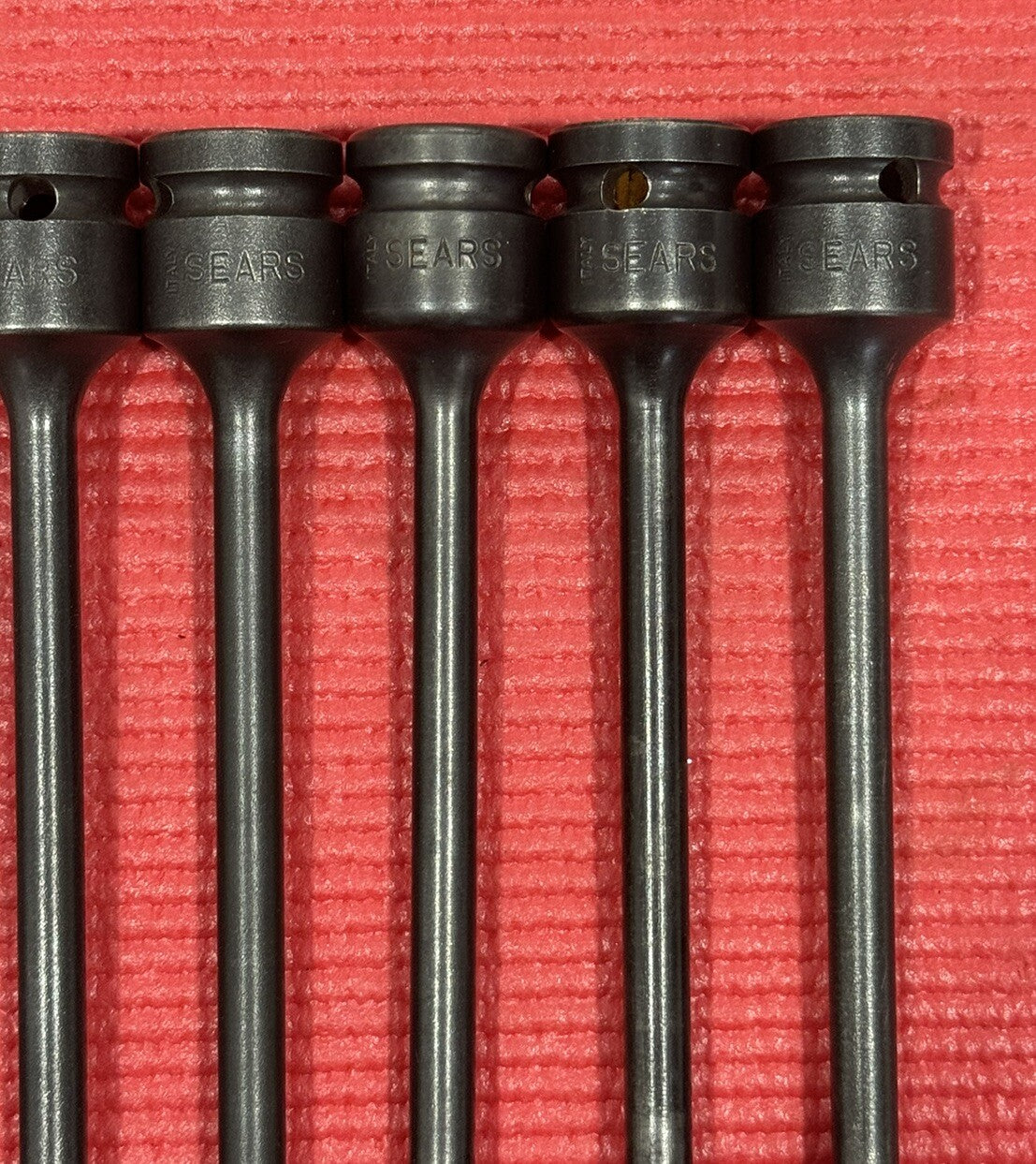 Vintage SEARS 6pc Set 1/2"Drive 6” Torque Limiting Extension -Made In Italy Rare