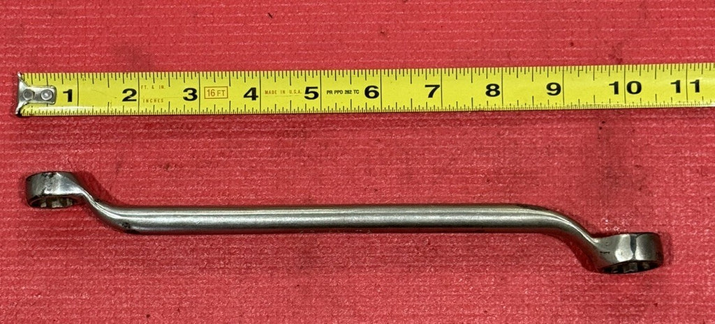Vintage Blue Point Tools X-2024, 5/8" X 3/4" Offset Box Wrench USA BY SNAP ON