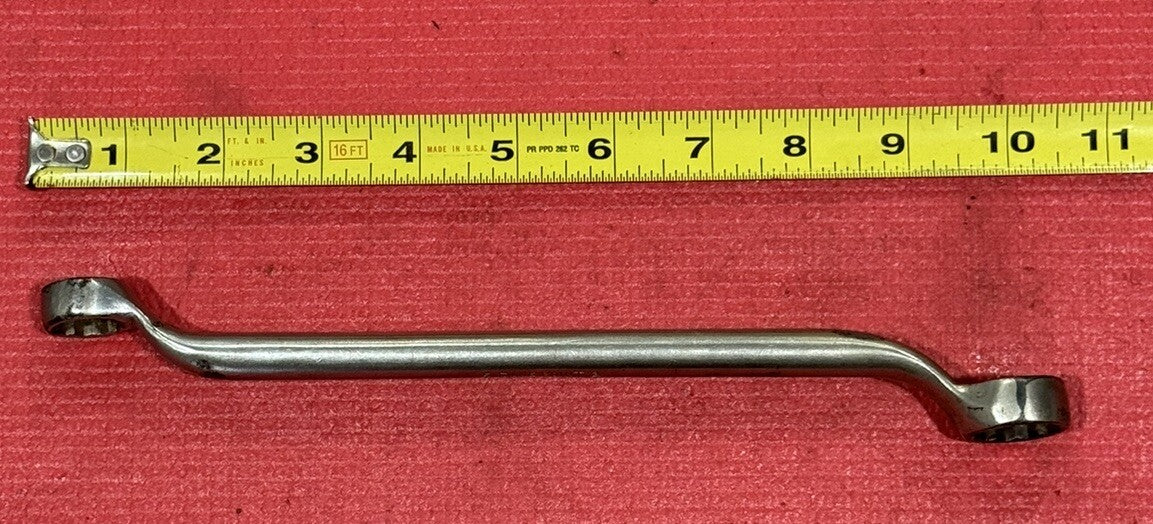 Vintage Blue Point Tools X-2024, 5/8" X 3/4" Offset Box Wrench USA BY SNAP ON