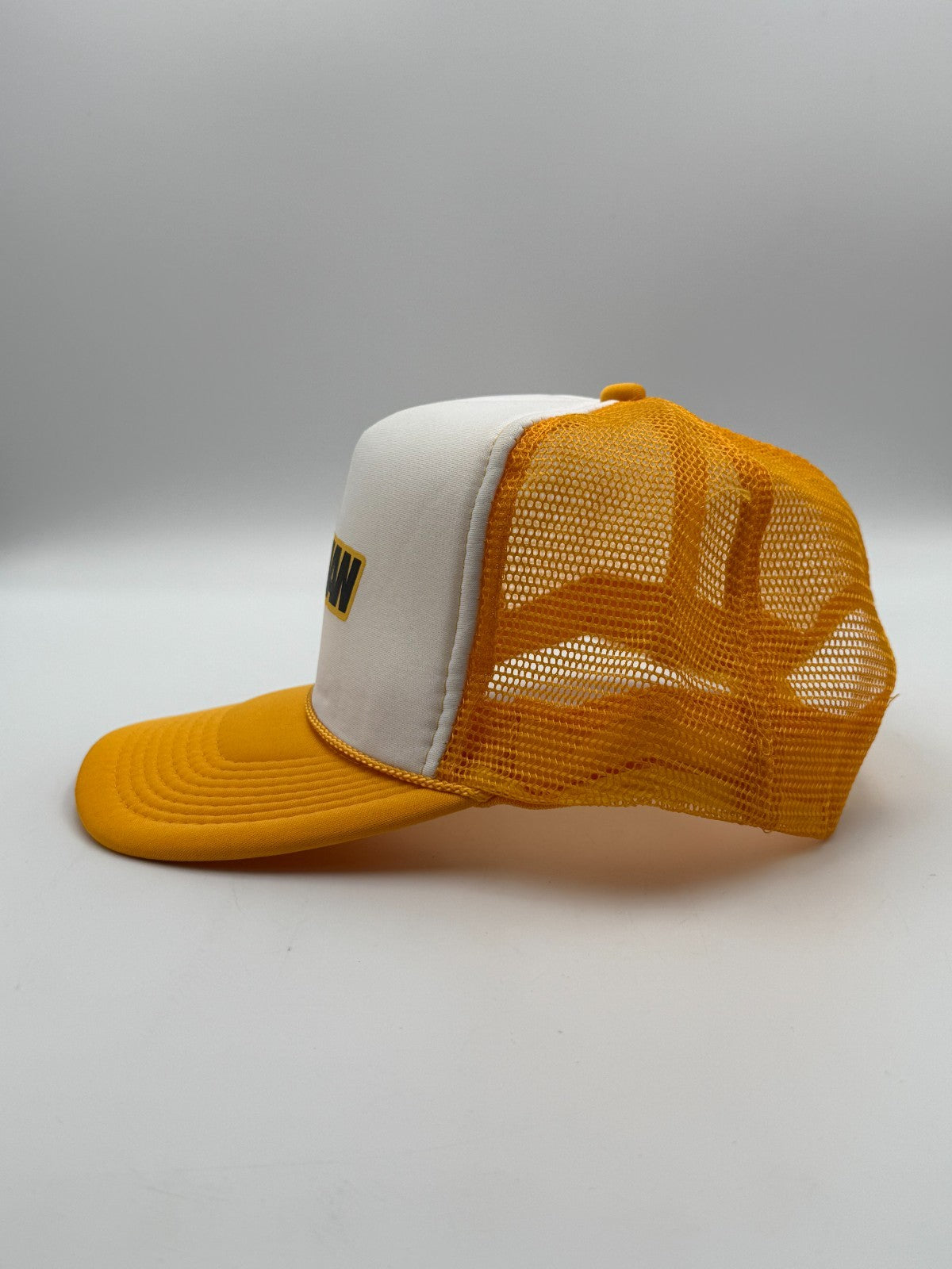 Mad Man ASAP Worldwide Ferg Trucker Hat Men's Yellow Adjustable Snapback Cap