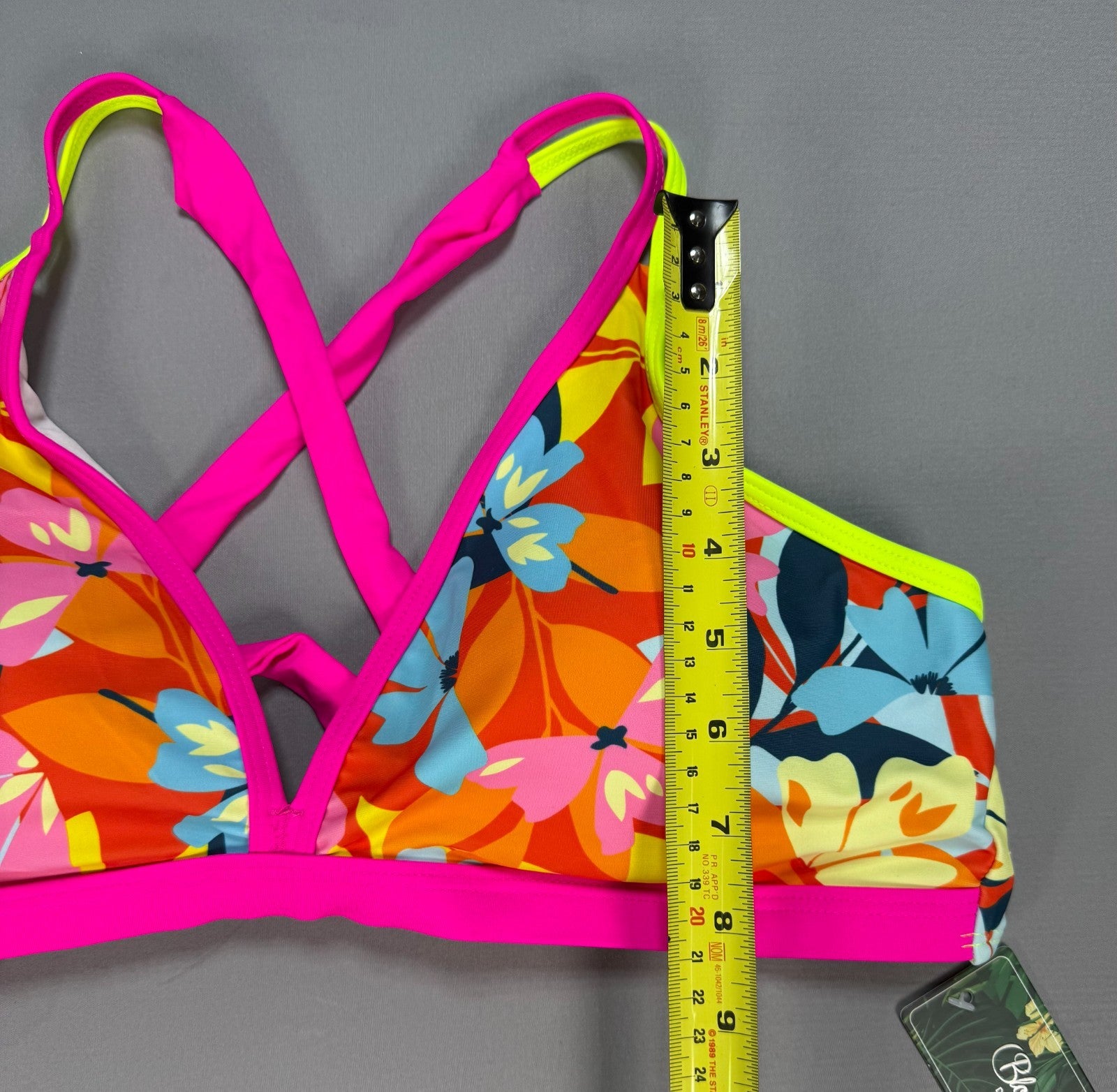 NWT Blooming Jelly 2 Piece Bikini Set Women’s XL Tropical Floral Summer Swimsuit