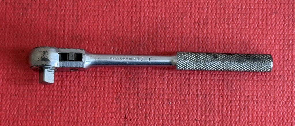 Vintage Thorsen Tools 77J 1 3/8" Drive Ratchet Vintage Made In USA