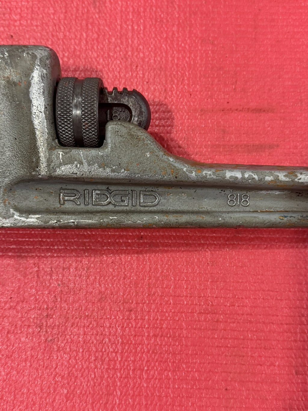 RIDGID 18" Aluminum Straight Pipe Wrench Heavy Duty 818 Made in USA