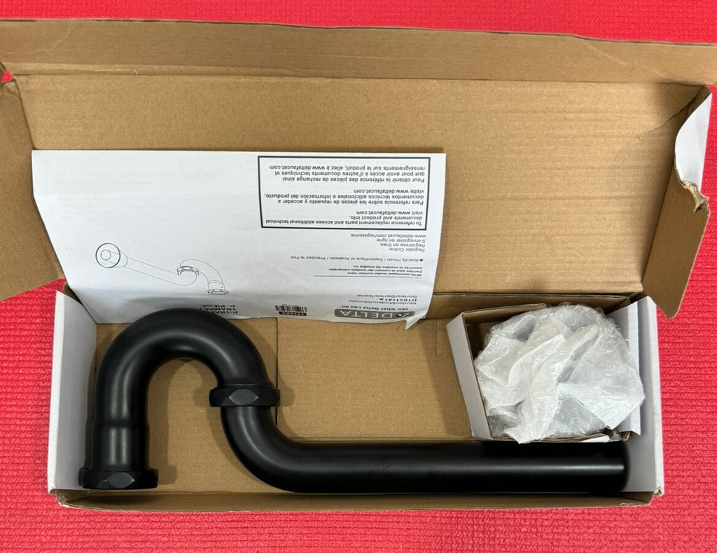 Delta DT031141  P-Trap - Matte Black  New In Box