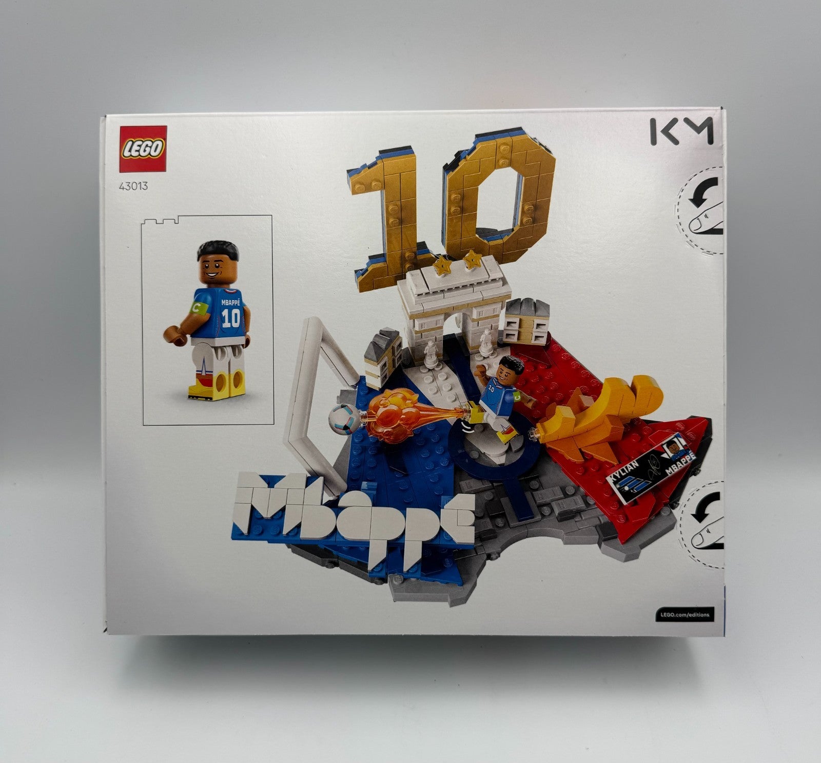 New LEGO 43013 Editions Kylian Mbappé Soccer Highlights Buildings Toy - 490 Pcs