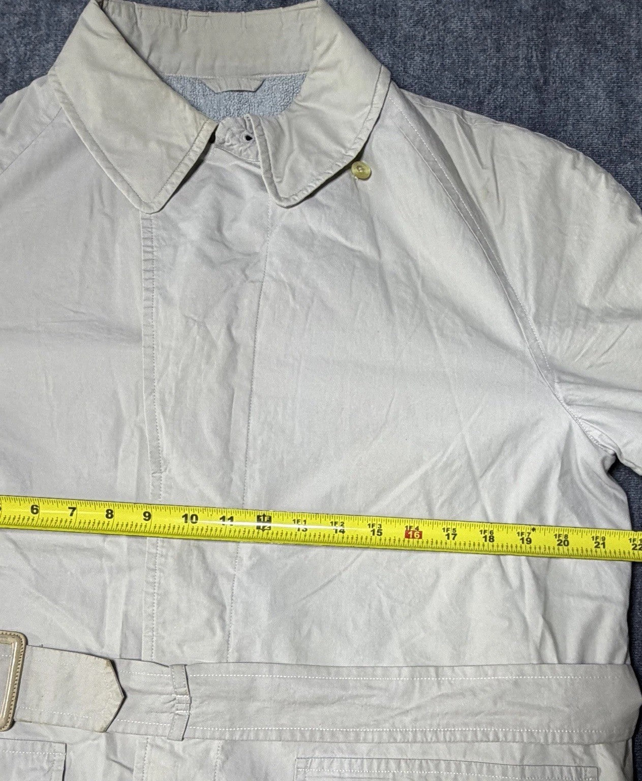 Vintage Christian Dior Monsieur Belted Terry Cloth Robe Beach Coverup Jacket COA