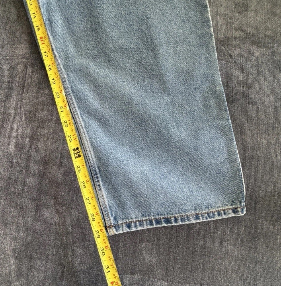 Basic Editions Relaxed Fit Men’s 48W X 30L Denim Blue  light Jeans Classic NWT