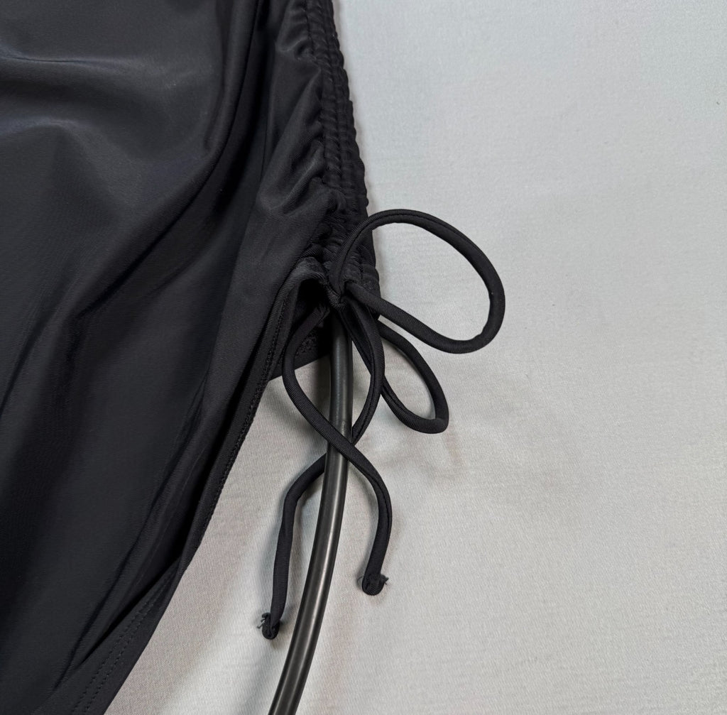 NWT Loft Swim One-Piece Swimsuit Women's 2XL Black 4-way Stretch Summer Beach