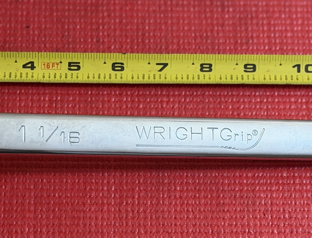 Wright Grip 1234 , 1-1/16" Combination Wrench Made In USA Excellent