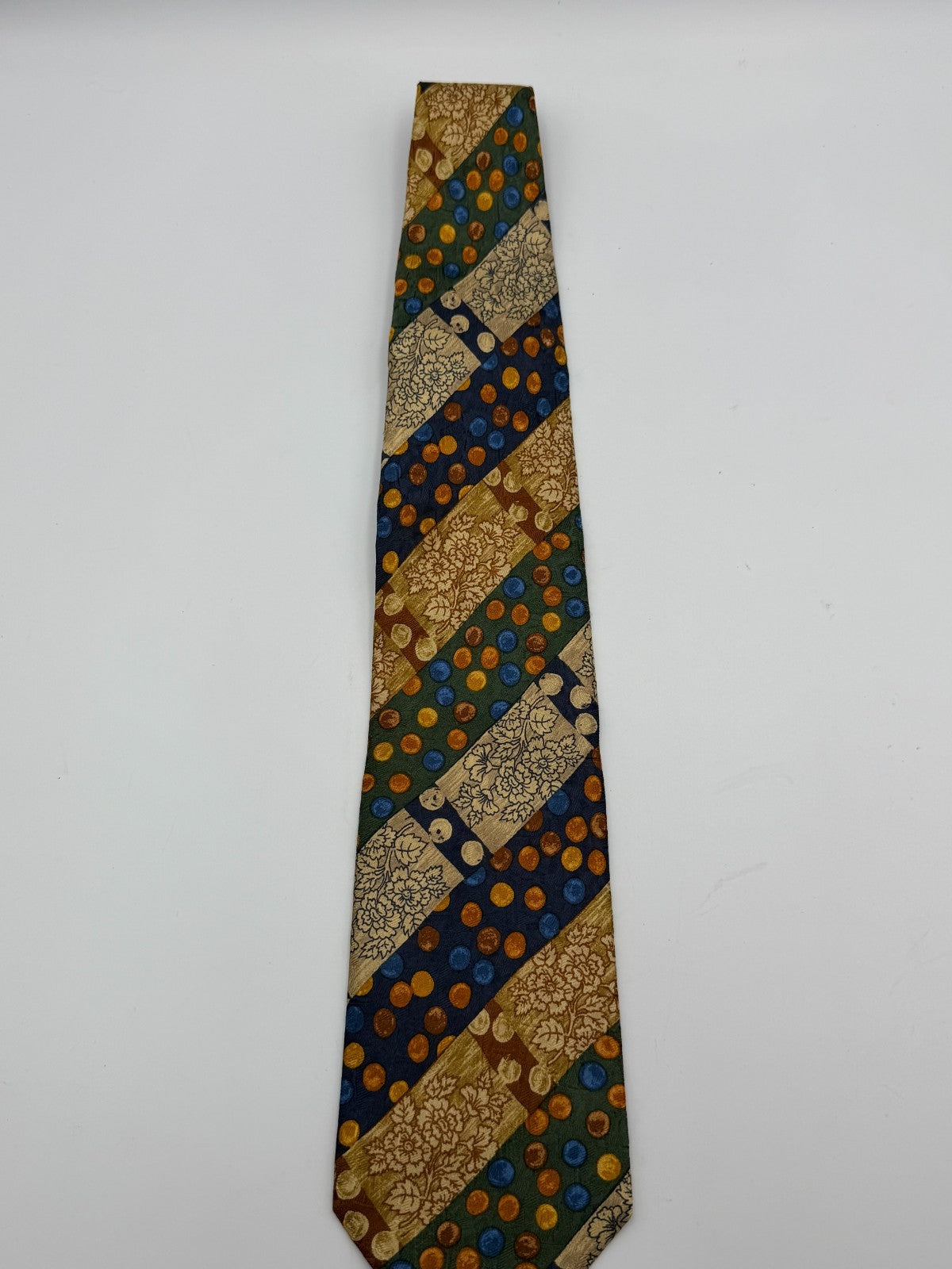 Vintage Givenchy Essentials Couture Necktie Men's Abstract Geometric Silk Tie