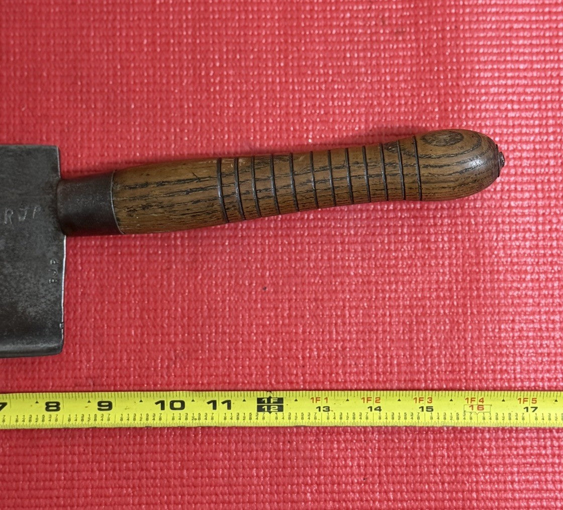 Antique Cast Steel WM. Beatty & Son Meat Cleaver 8" Blade Chester PA.