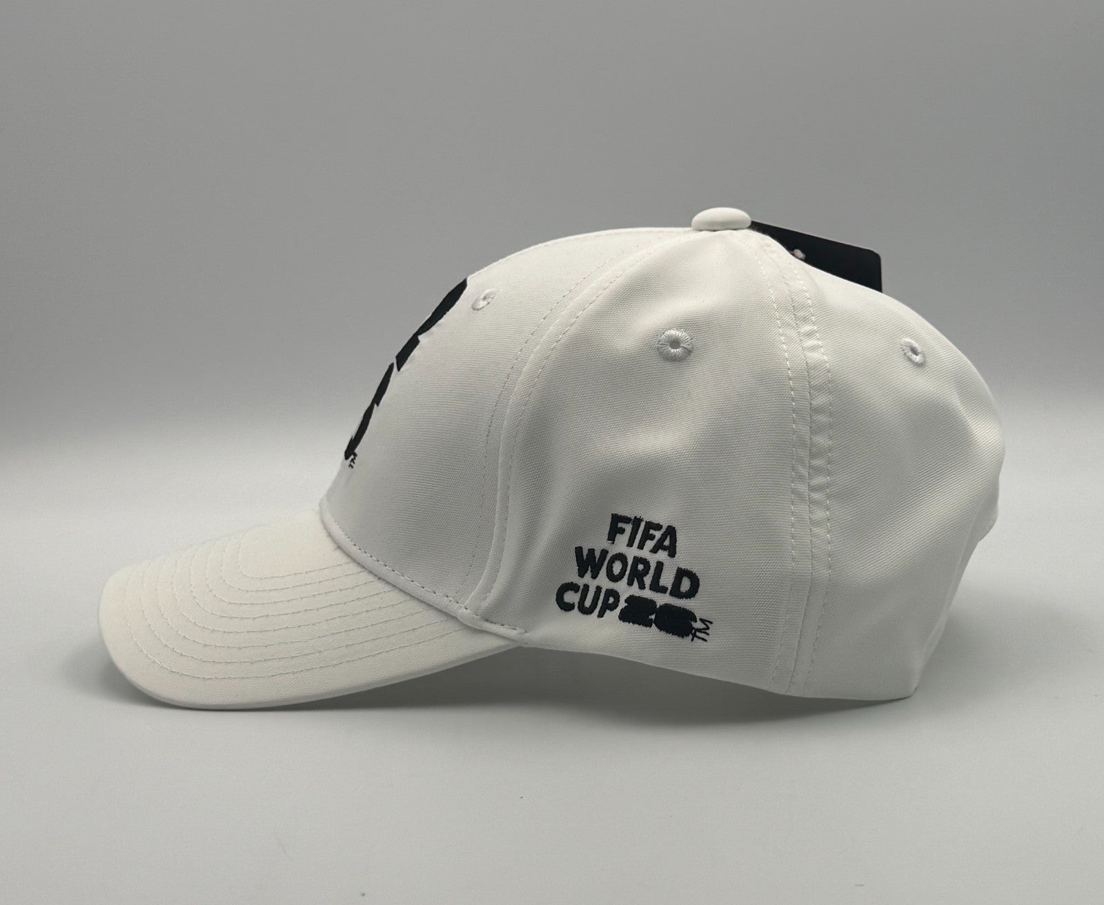 Licensed FIFA World Cup 2026 Soccer Hat Men White Sports Flex Fit Cap New