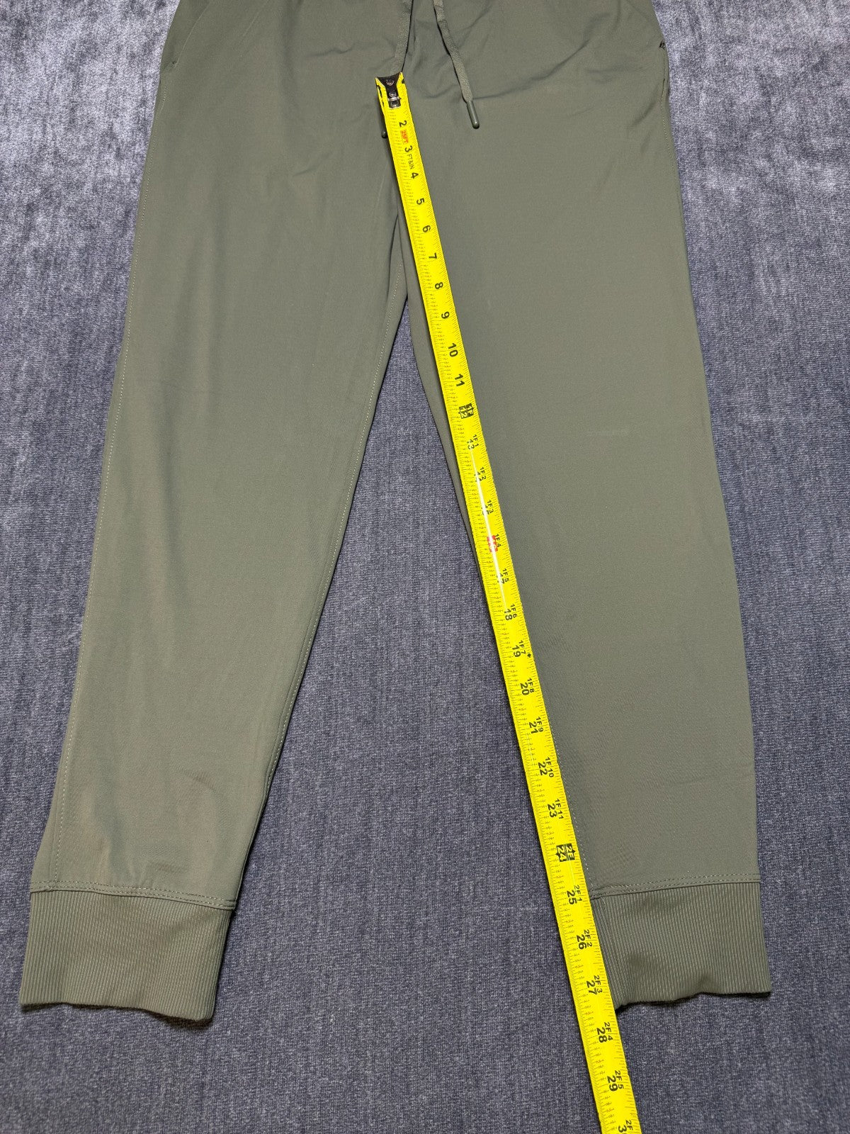 NWT Member's Mark Jogger Pants Women's XS Green Elastic Waist Drawstring Pull-On