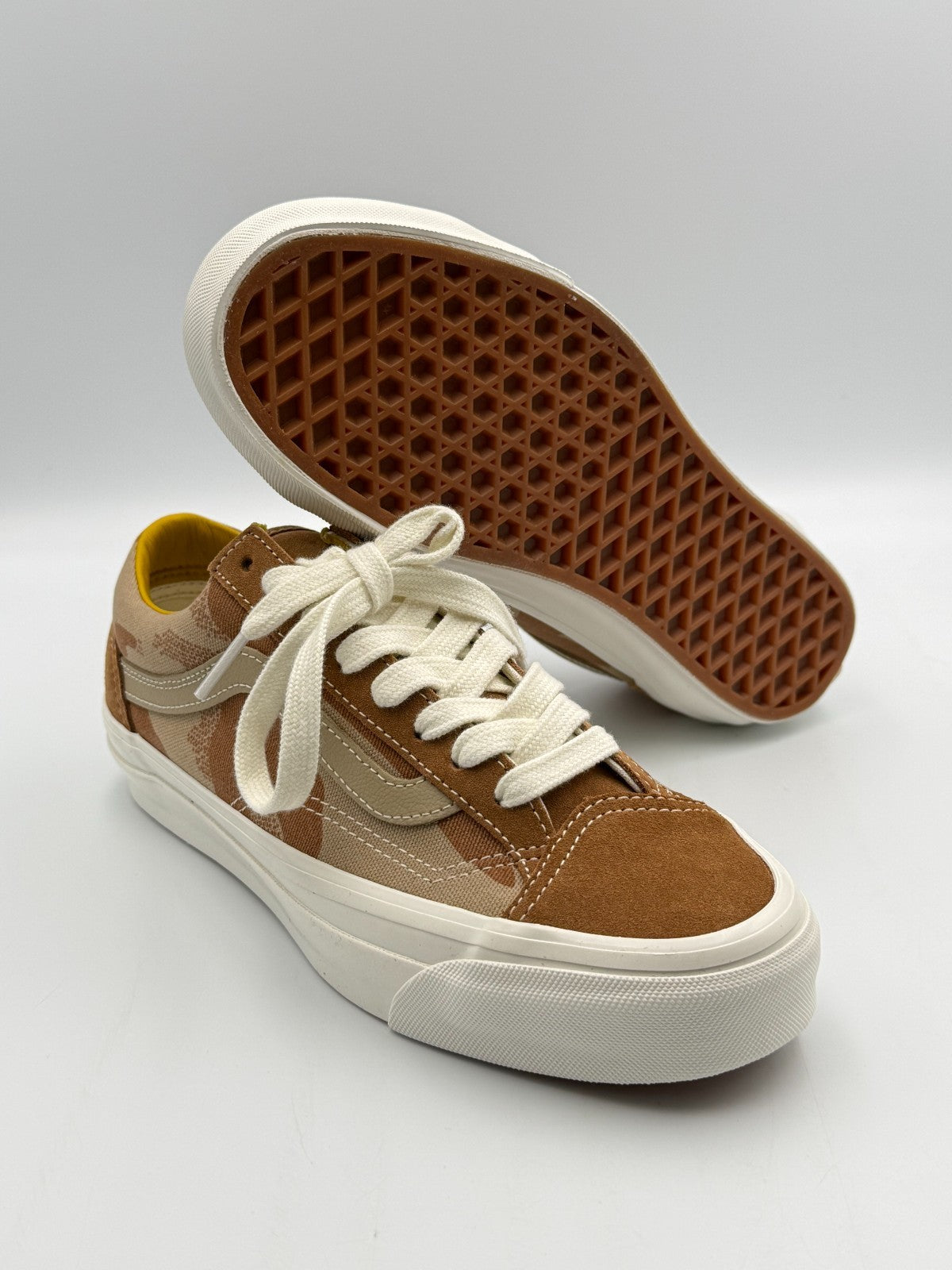 Vans Lx Old Skool 36 Sneakers Men's 6.5 Desert Chipmunk Camo Suede VN000D9RF06