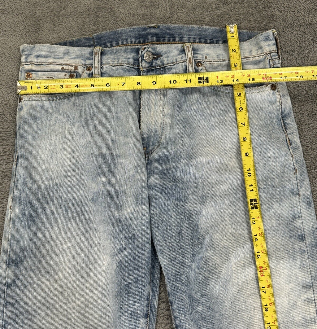 LEVI'S STRAUSS & CO Men's Size W33 L32 Denim Light Blue Jeans