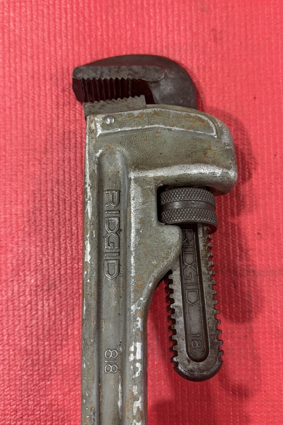 RIDGID 18" Aluminum Straight Pipe Wrench Heavy Duty 818 Made in USA
