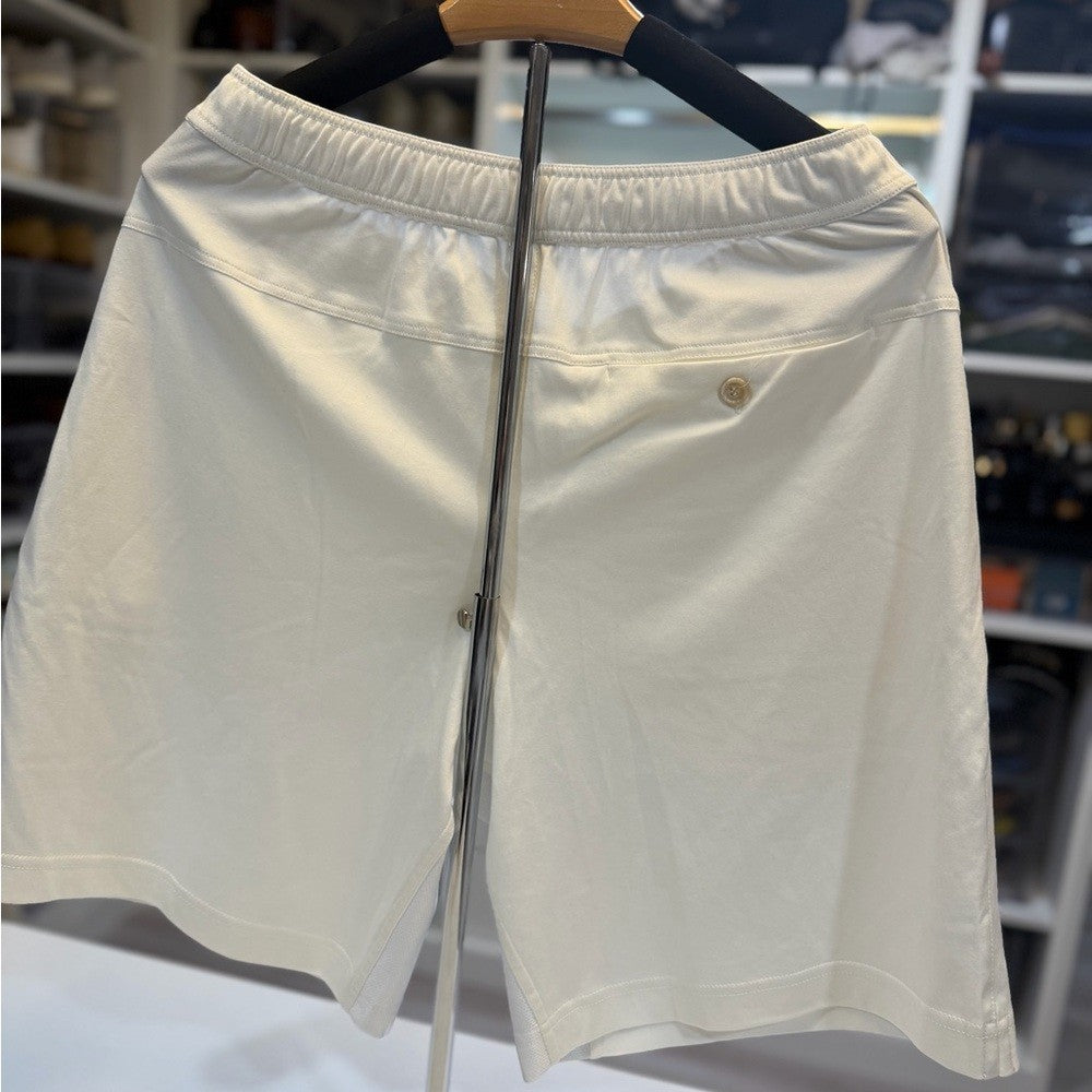 Brunello Cucinelli White Athletic Men's logo Shorts