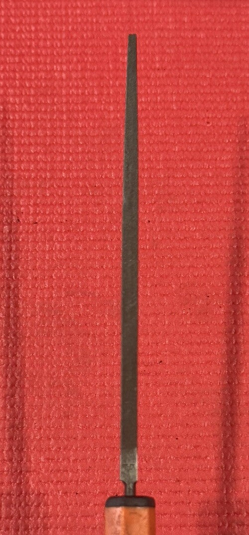 Vintage Nicholson 6" Slim Taper File With Handle Made In USA