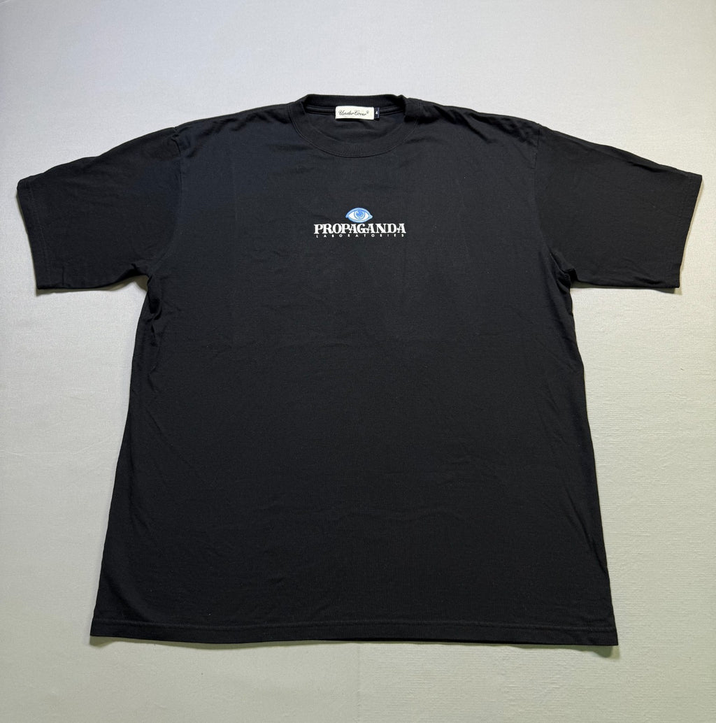 NWT Undercover Propaganda Graphic T-Shirt Men's 4 Black Short Sleeve Pullover